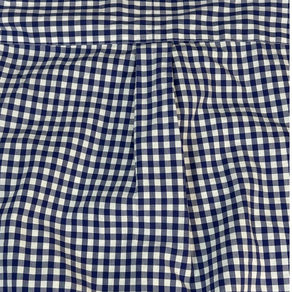 Polo Ralph Lauren Mens XL Button Down Shirt Blue White Gingham Check Pony Cotton - Picture 8 of 8